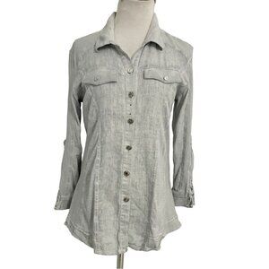 Dolcezza Size Medium  Top Blouse Embroidered Boho Art to Wear